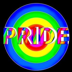 10 Holographic Pride Stickers